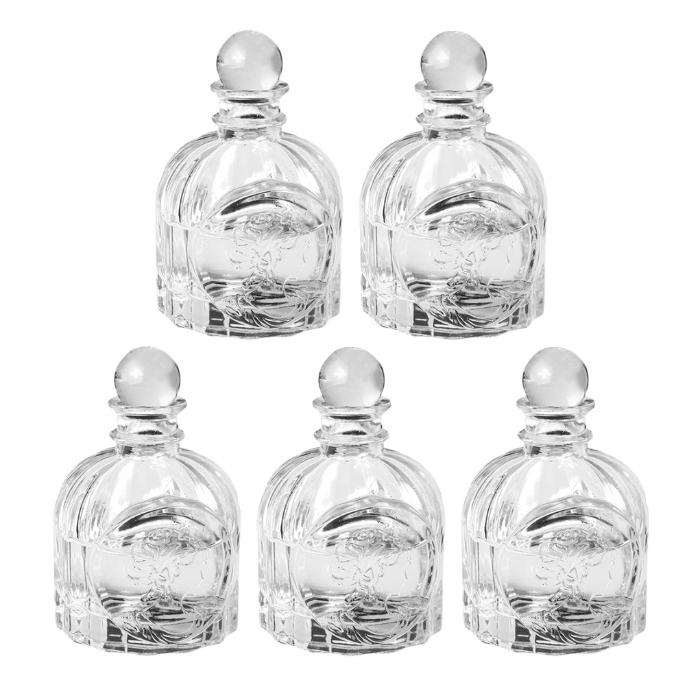 Home Fragrance Bottle - 5 세트 향수병 투명 프랑스 스타일