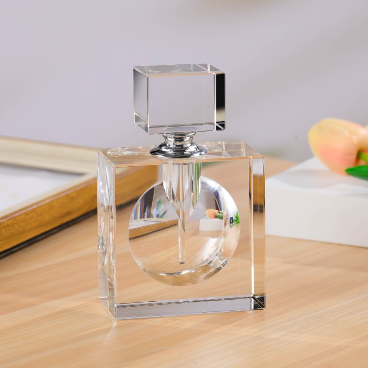 Home Fragrance Bottle - 30ml 용량 사각 크리스탈 향수병 데스크탑