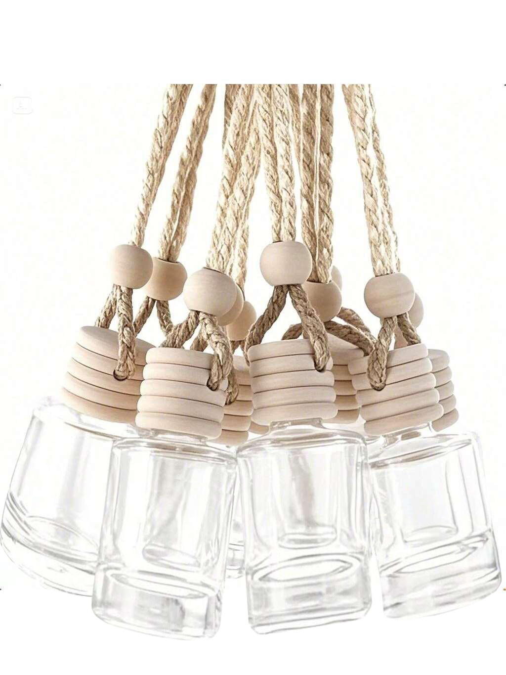 Diffuser Necklace Locket - 20pcs 교수형 자동차 방향제 빈 투명