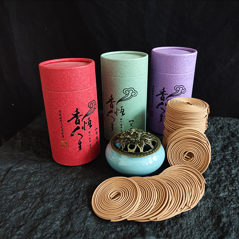 Smokeless Incense Stick - 천연 백단향 라벤더 코일 향, 아로마