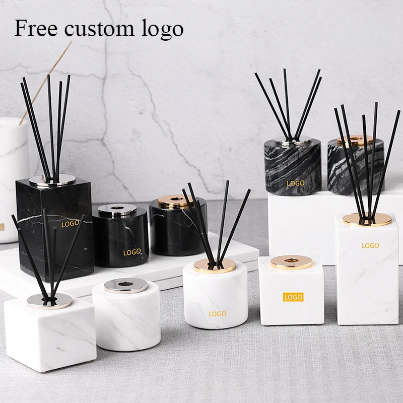 대리석 아로마테라피 병 무화염 향수병 고급스러운 거실  - Home Fragrance Bottle 리뷰 및 가격