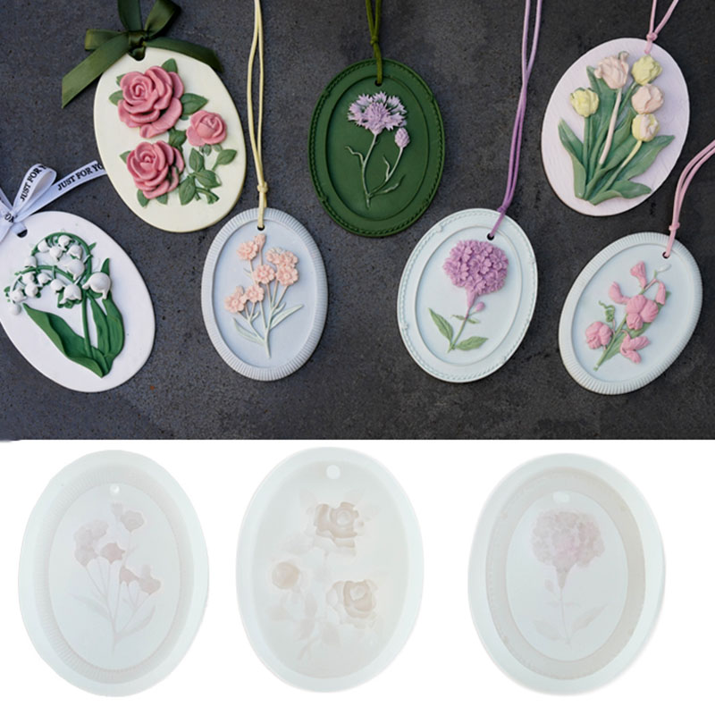 대형 꽃 모양 실리콘 몰드 DIY 아로마테라피 왁스 타 - Diffuser Necklace Locket 리뷰 및 가격