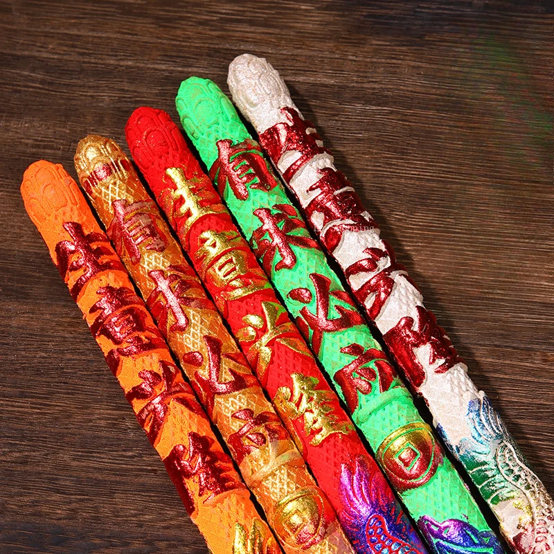 5 색 릴리프 패턴 드래곤 스틱, 사원용 향, 팬 드래 - Smokeless Incense Stick 리뷰 및 가격