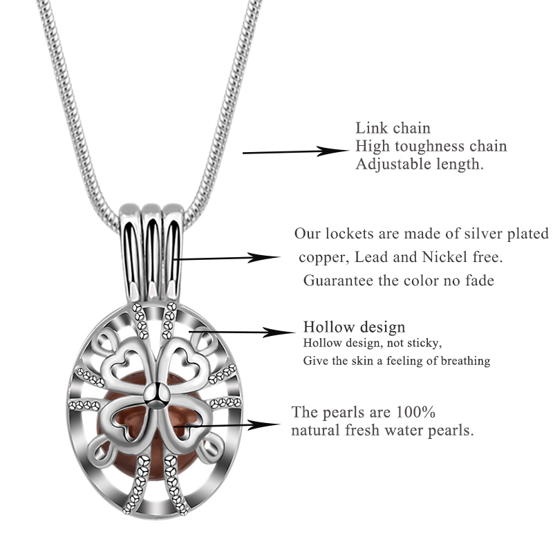 유도라 진주 케이지 실버 컬러 로켓 향수 아로마 테라피 - Diffuser Necklace Locket 리뷰 및 가격