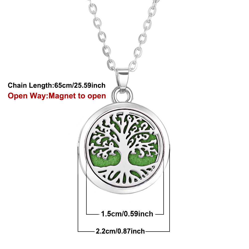 10 개/몫 아로마 테라피 스테인레스 스틸 에센셜 오일 - Diffuser Necklace Locket 리뷰 및 가격