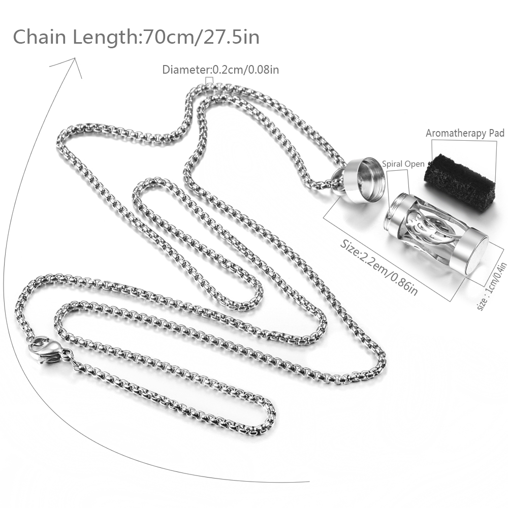 2024 새로운 스테인레스 스틸 아로마 테라피 쥬얼리  - Diffuser Necklace Locket 리뷰 및 가격