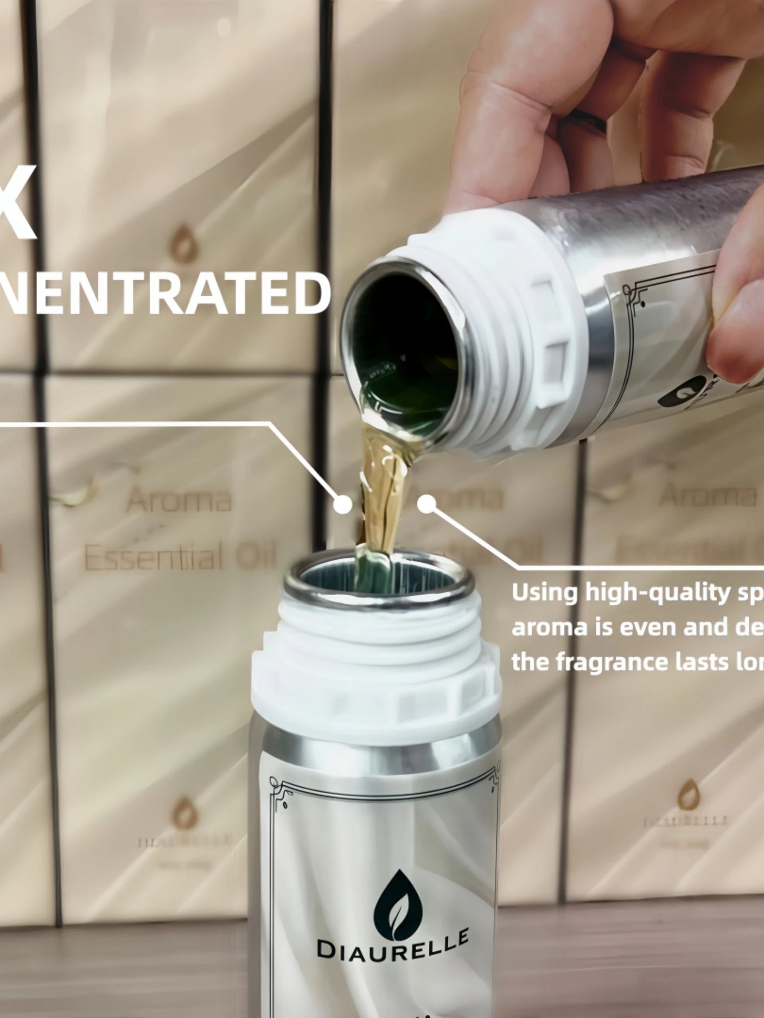 디아우렐레 100mL 아로마 디퓨저 에센셜 오일 8배  - Home Fragrance Oils For Diffusers 리뷰 및 가격