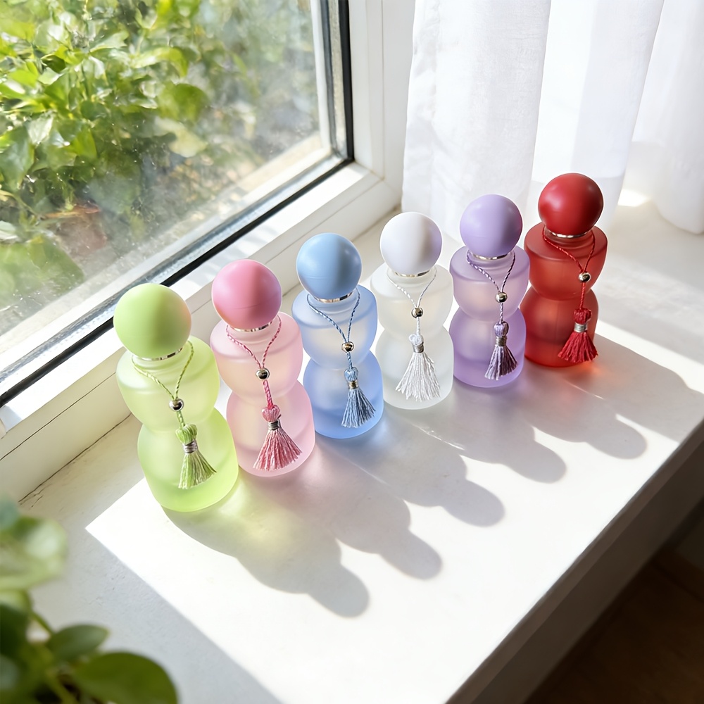 다채로운 구형 뚜껑과 태슬이 있는 30ml 유리 향수병 - Home Fragrance Bottle 리뷰 및 가격